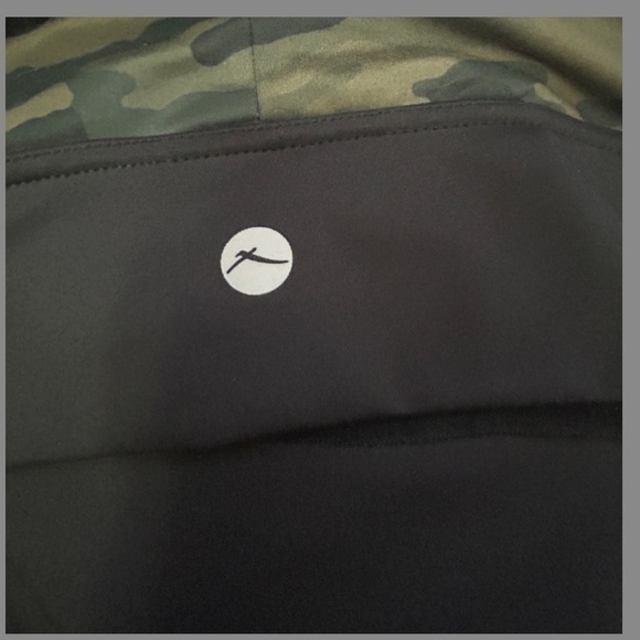 Camouflage Fitness Top Bra Cropped Tank Athletic Wear Yoga Gym Racerback - Picture 6 of 10